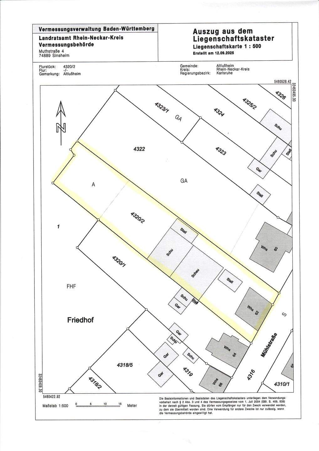 Immobilie in Altlußheim - Großes Grundstück mit Entwicklungspotenzial - 1-2 Familienhaus zu verkaufen - Bild 1