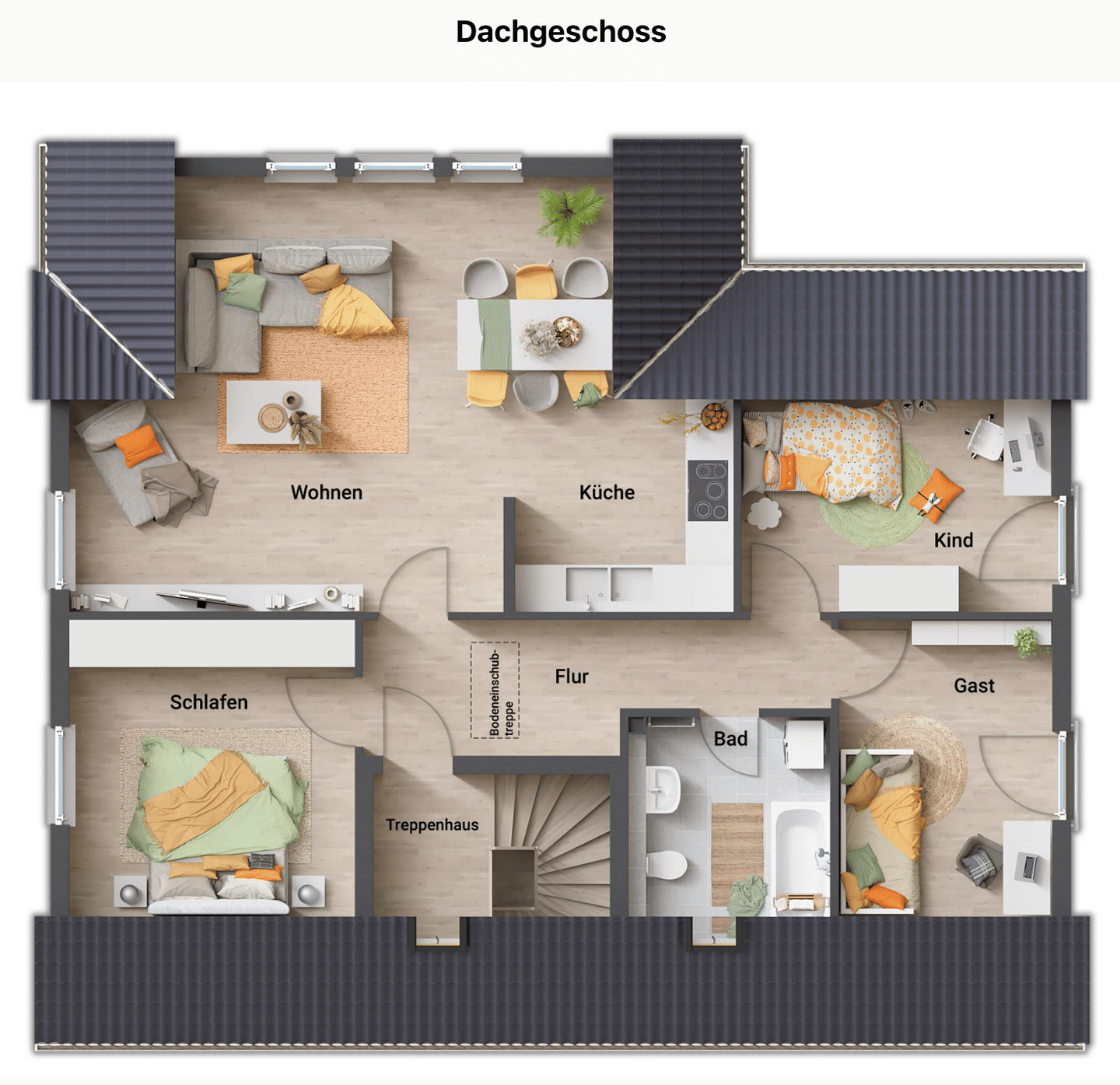 Immobilie in Pfarrweisach - Town & Country Domizil 192 – Zweifamilienhaus / Einliegerwohnung möglich in Kraisdorf-Sand bei Pfarrweisach - Bild 3