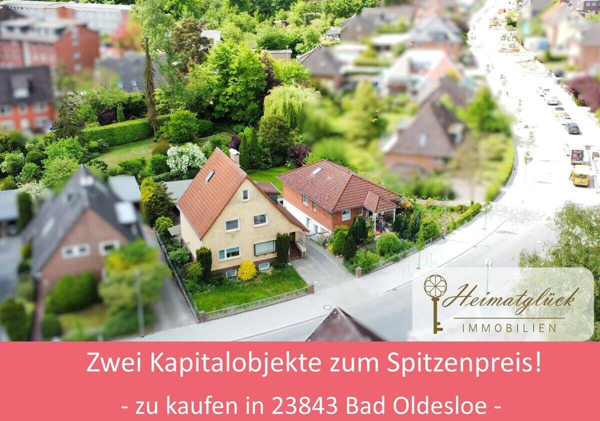 Immobilie in Bad Oldesloe - Zwei Kapitalobjekte zum Spitzenpreis - zu kaufen in 23843 Bad Oldesloe - - Bild 0