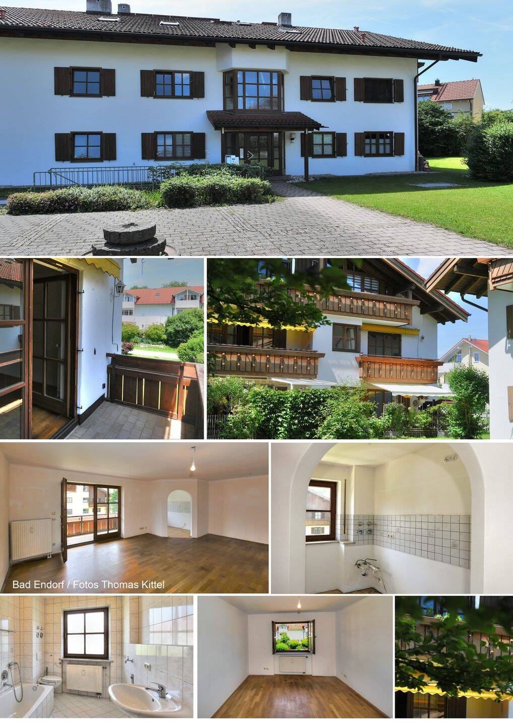Immobilie in Bad Endorf - freie Zweizimmerwohnung mit Balkon und Tiefgarage - ruhig und zentral - Bild 0