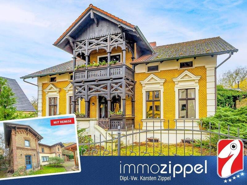 Immobilie in Rüdersdorf bei Berlin - Keine Käuferprovision! Super Jugendstilvilla mit Büro-Remise als stilvoll saniertes Liebhaberobjekt! - Bild 0