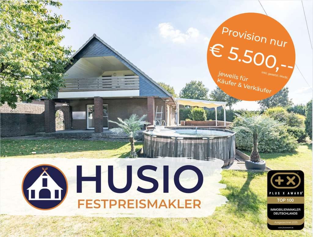 Immobilie in Krüzen - Ein- bis Zweifamilienhaus mit überdachter Terrasse, Loggia und großem Grundstück in ruhiger Wohnlage - Bild 0