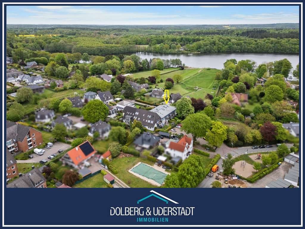 Immobilie in Lütjensee - Wohnen in Seelage - bezugsfreie Eigentumswohnung mit Balkon, Gartenteil und einen Außenstellplatz - Bild 0