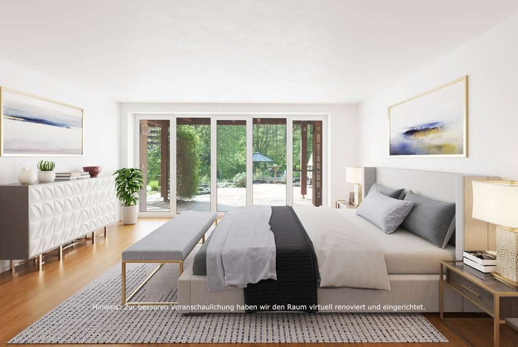 Immobilie in Feucht - Exklusiv. Privat. Naturverbunden Ihre Villa mit Waldflair & Wasserlauf - Bild 4