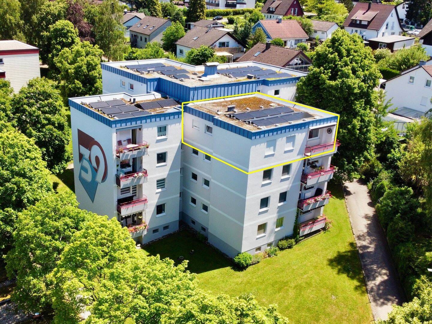 Immobilie in Schramberg - Attraktive 3-Zimmer-Wohnung mit Garage und schönem Ausblick in beliebter Wohnlage von Sulgen - Bild 1