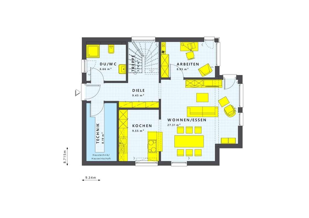 Immobilie in Epfenbach - LivingHaus Stadtvilla - Dein individuell geplantes Zuhause in Epfenbach - Bild 1