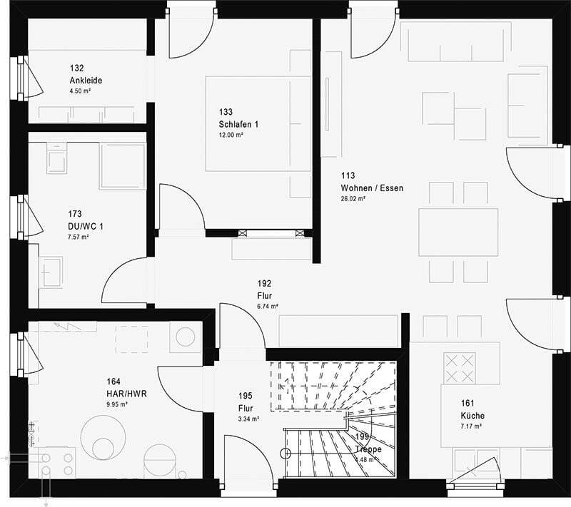 Immobilie in Weilerbach - Dieses Mehrgenerationenhaus vereint zwei Wohnungen unter einem Dach. Unser TrendStyle 16.0.S als Ausbauhaus!!! - Bild 3