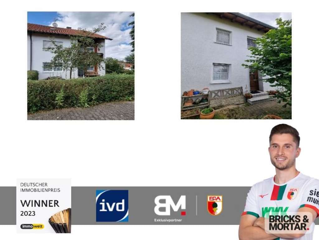 Immobilie in Hiltenfingen - Gepflegte DHH in ruhiger Wohnlage, Garage, sonniger Garten - Bild 0