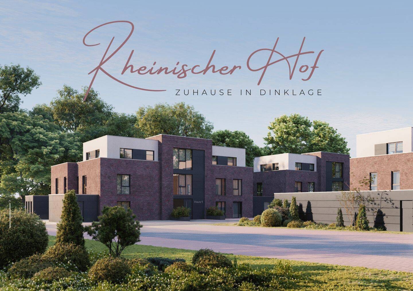 Immobilie in Dinklage - Wohnen nach Ihrem Geschmack: Hochwertige 2-Zimmer Erdgeschosswohnung in Dinklage // KfW40 & QNG - Bild 1