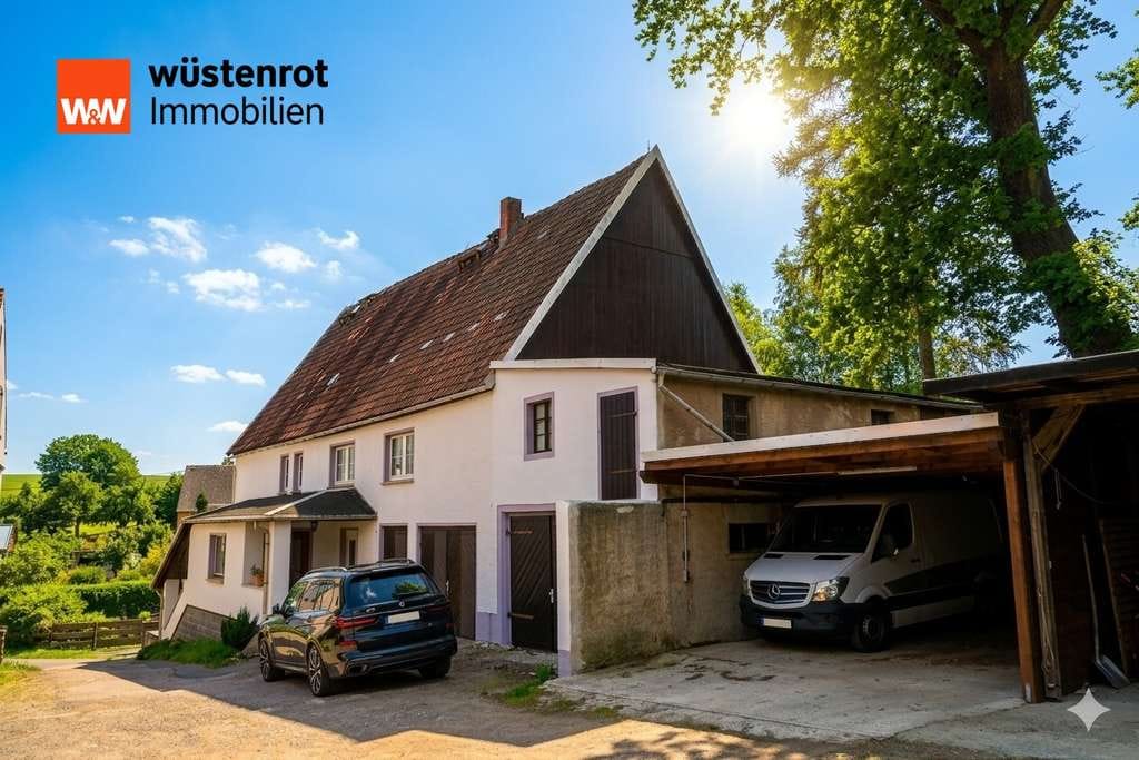 Immobilie in Großschirma - Charmantes Mehrgenerationenhaus mit Einliegerwohnung, großem Grundstück & Panoramaausblick - Bild 2