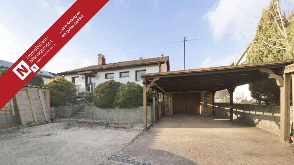 Immobilie in Mehlbach - Bungalow mit Keller, Garten, Carport und Garage - Bild 0