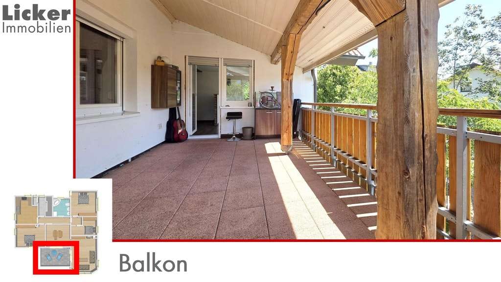 Immobilie in Auenwald - 4-5 Zi.-ETW mit 118m², im 3 FH, mit 21m² Balkon - Bild 2