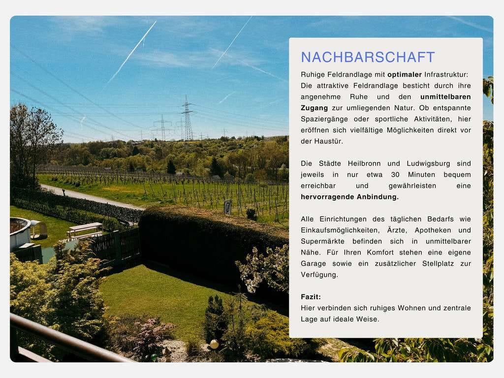 Immobilie in Löchgau - Traumhafte 5,5 Zimmerwohnung auf 2 Etagen mit Garten - Bild 4