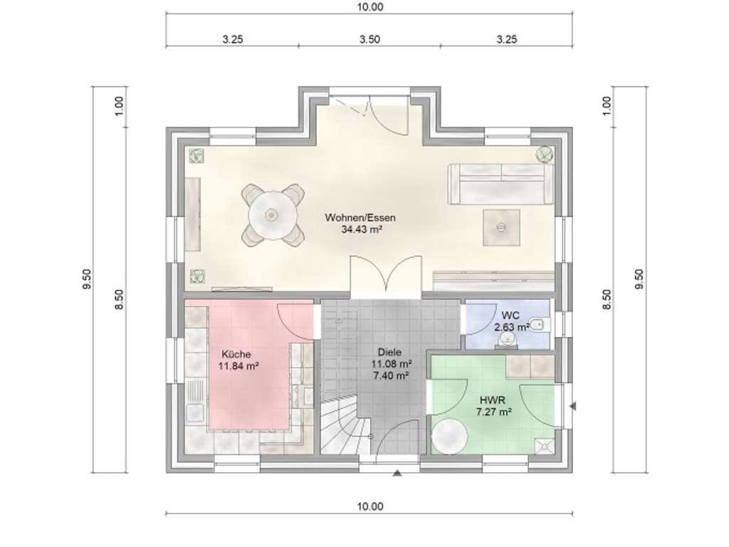 Immobilie in Süderheistedt - Wohnen mit nordischem Flair – im Kapitänshaus in Dithmarschen
Niedrigenergiehaus Neubauplanung - Bild 4