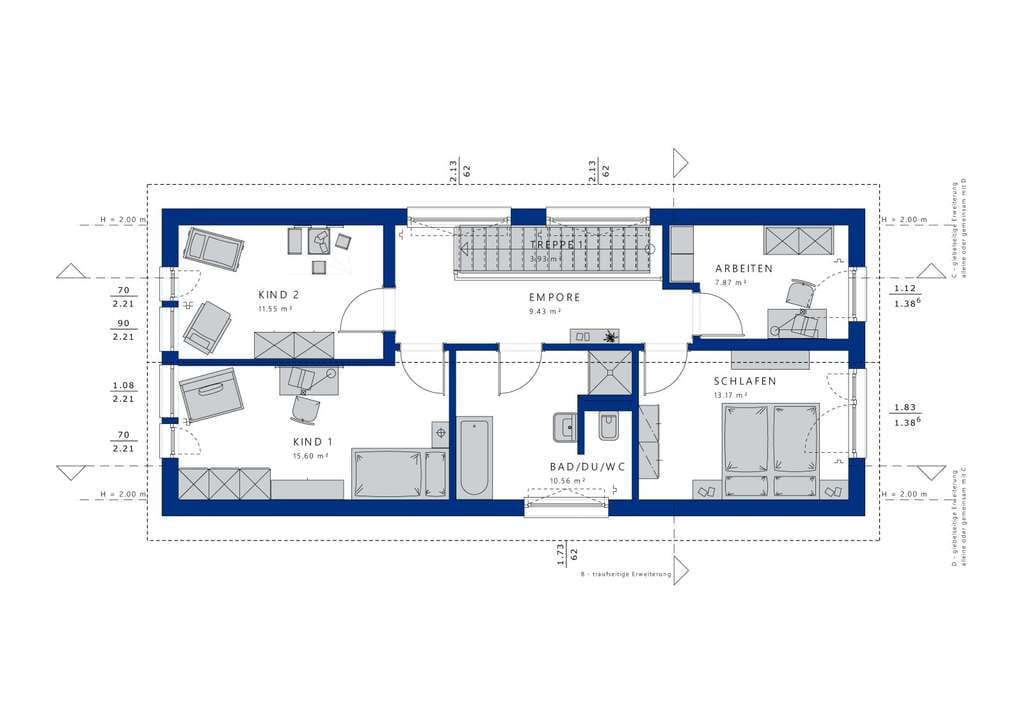 Immobilie in Weismain - Bien-Zenker BALANCE 146 - Ihr individuelles Traumhaus für die ganze Familie - Bild 2