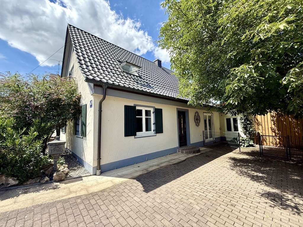 Immobilie in Mödingen - Modernes Landleben mit Stil u. Eleganz! EFH + Bungalow + großes Grundstück, 10 km vor Dillingen - Bild 4
