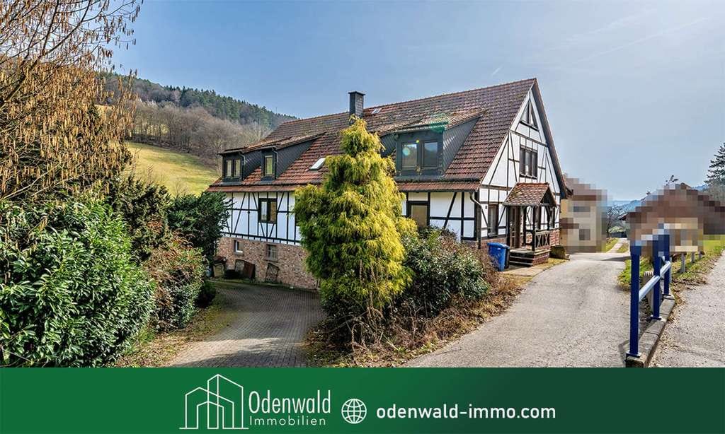 Immobilie in Oberzent - Ländliche Idylle im Odenwald: Großzügiges Mehrfamilienhaus mit dem besonderen Etwas! - Bild 0