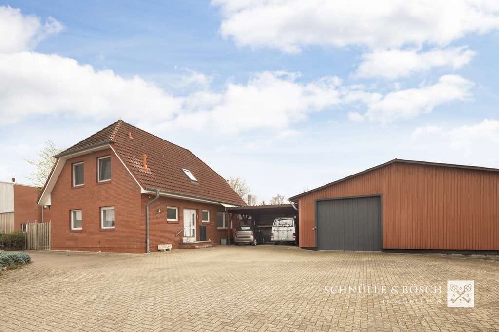 Immobilie in Ahlerstedt - Einfamilienhaus mit Gewerbehalle in Ahlerstedt - Bild 0