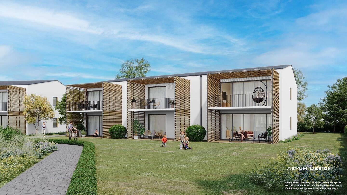 Immobilie in Tüßling - KfW 40 QNG-Standard | Neubau | 4-Zimmer-Wohnung (Typ B) | 5% degressiv + 5% lineare Abschreibung* - Bild 1