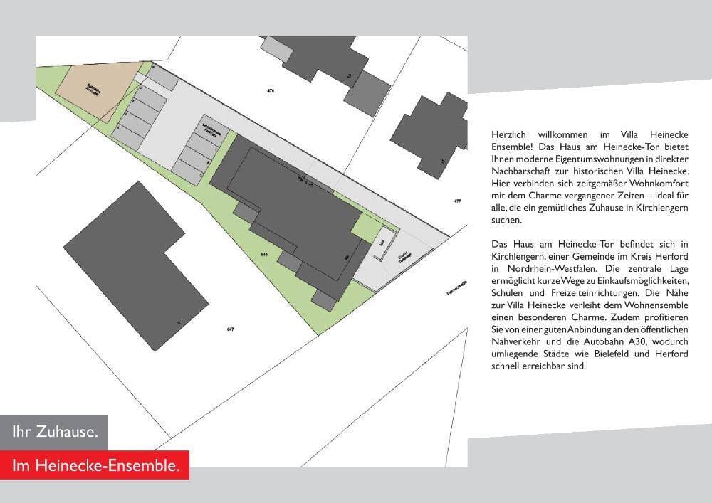Immobilie in Kirchlengern - ! VERKAUFT ! Haus am Heinecke-Tor - Errichtung von 8 Eigentumswohnungen - Wohnung Nr. 2 - Bild 1