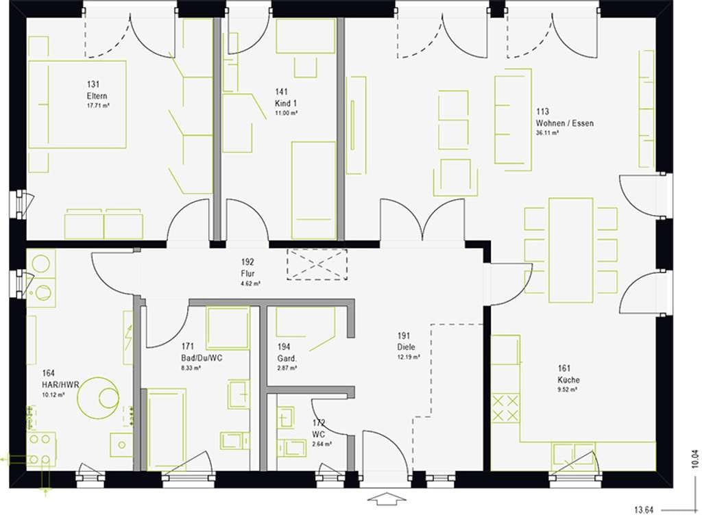 Immobilie in Baruth/Mark - IHR BUNGALOW ZUM AUSBAU BEREIT! HANDWERKER SIND GEFRAGT! - Bild 4