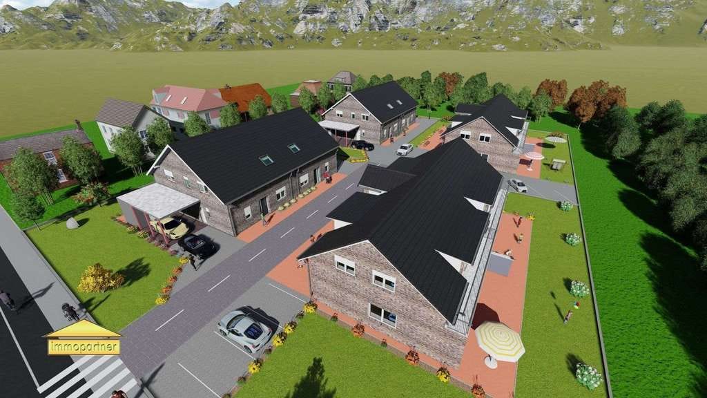 Immobilie in Uchte - NEUBAU Kfw  40 ** ETW Uchte  OG Wohnung mit Balkon ** Whg3C - Bild 2