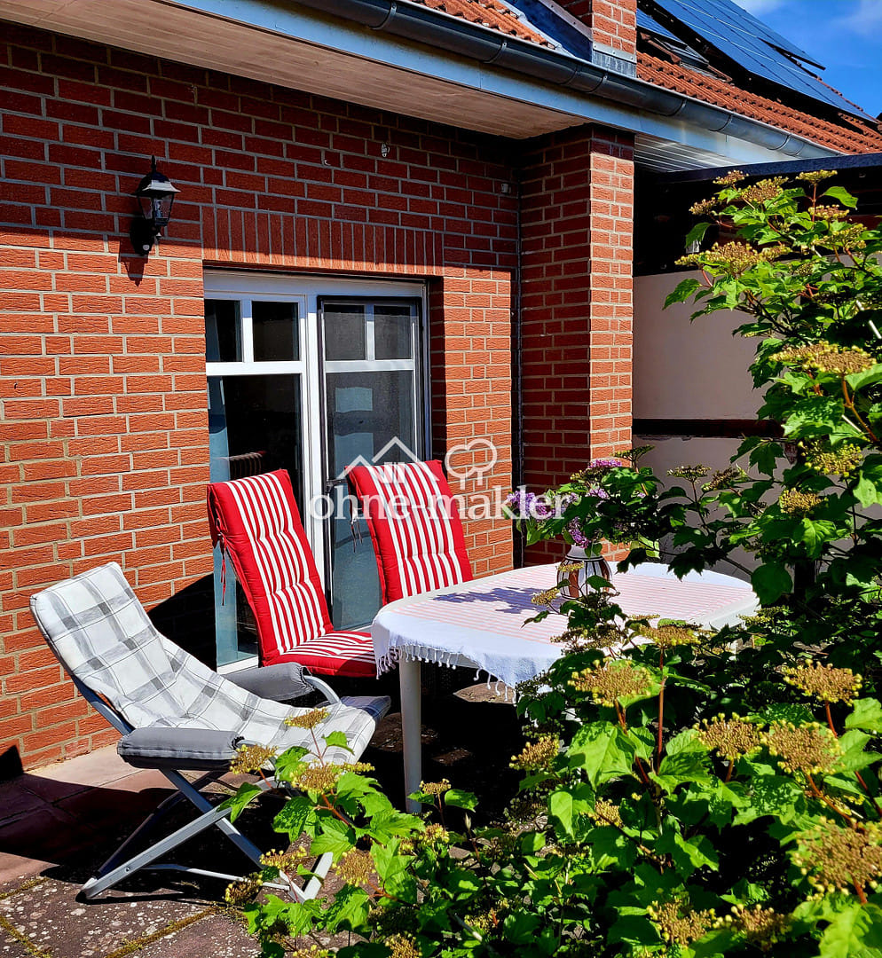 Immobilie in Hodenhagen - Ruhige DHH in Sackgasse mit Kamin, Südterrasse, Garage – provisionsfrei - Bild 2