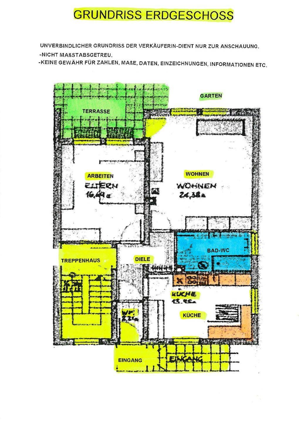 Immobilie in Baunach - WARUM NICHT RECKENDORF? FREISTEHENDES HAUS ZUM KOMPLETT-SANIEREN+2 GARAGEN-673m2 FÜR 185.000,-EURO - Bild 3