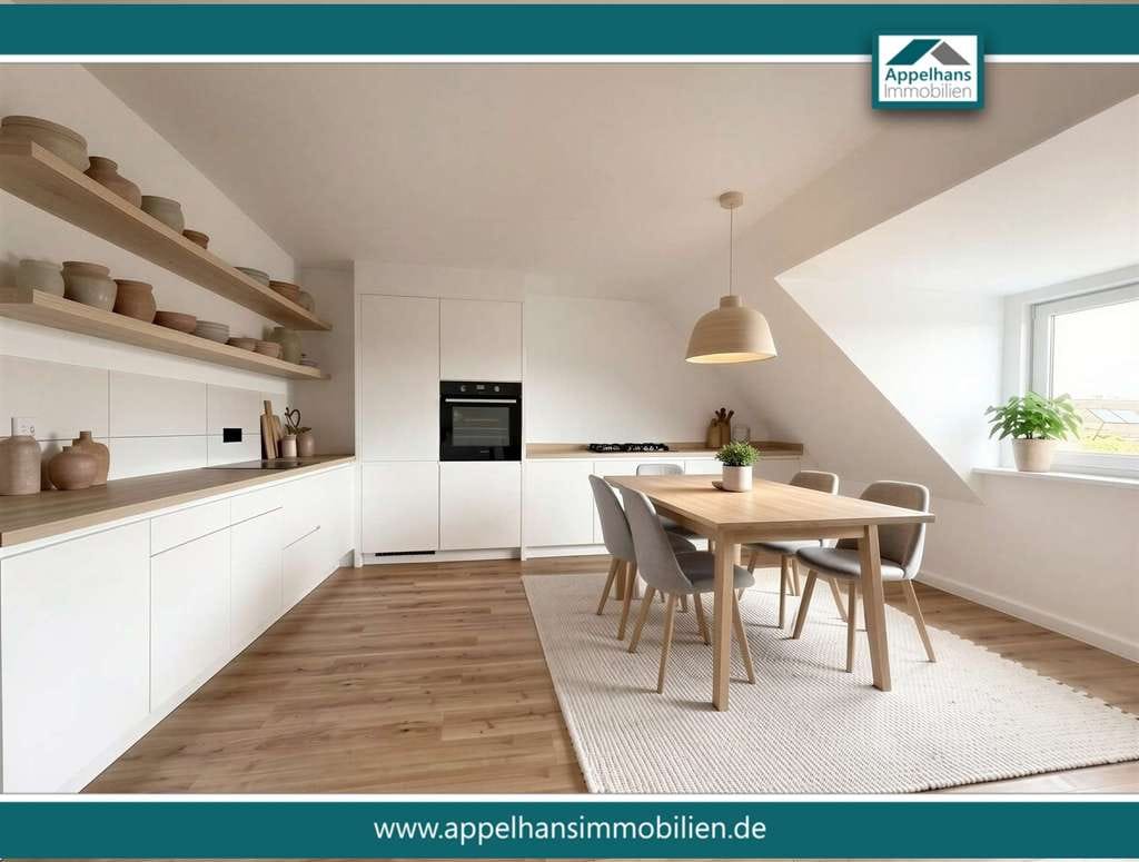 Immobilie in Hilter - Attraktive Kapitalanlage oder neues Zuhause – modernisierte Dachgeschosswohnung - Bild 1