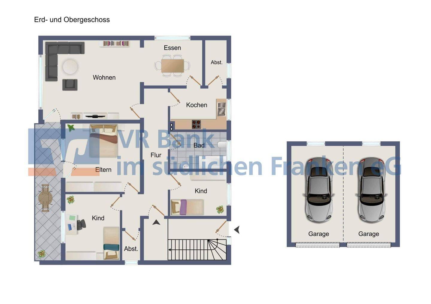 Immobilie in Feuchtwangen - Stabile Einnahmen trifft Werterhalt - modernisiertes 3-Familienhaus - Bild 3