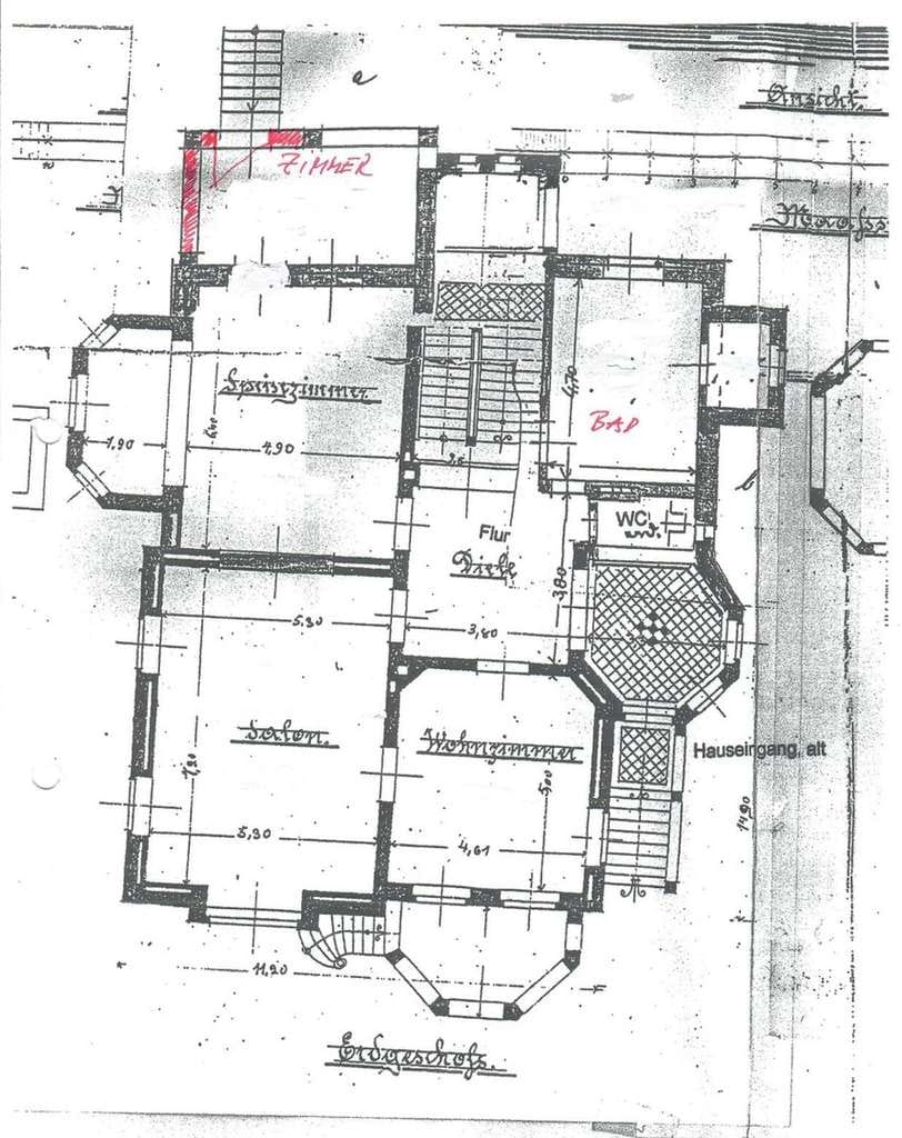 Immobilie in Naunhof - 5-Zimmer‑Eigentumswohnung in einer Jugendstil‑Villa in Naunhof - Bild 3