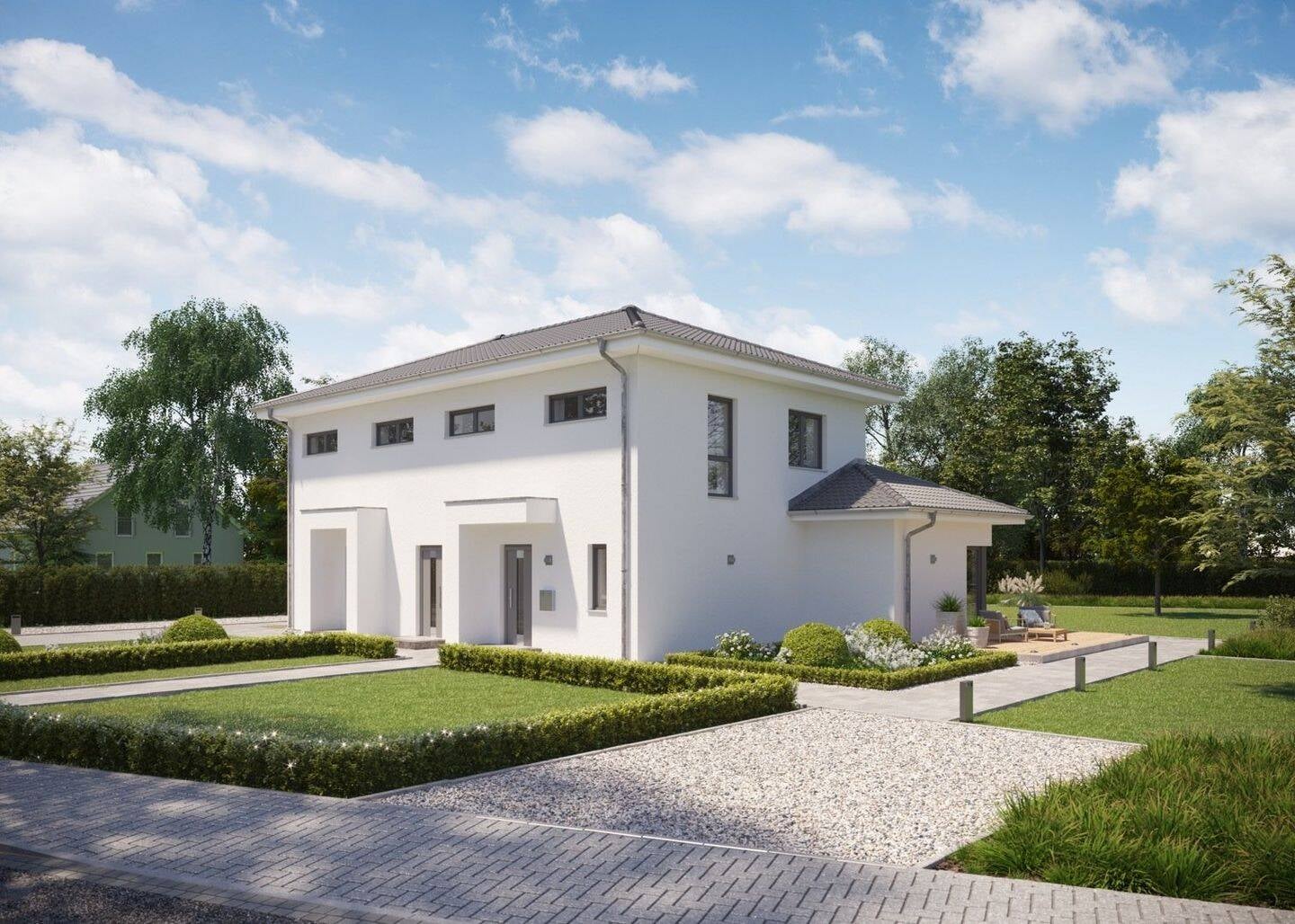 Immobilie in Raunheim - Modernes Zweifamilienhaus - Grundstück im Kaufpreis enthalten - Bild 0