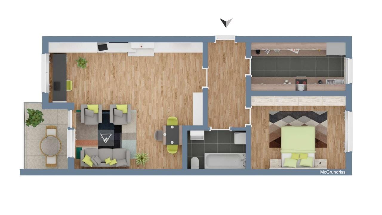 Immobilie in Marbach am Neckar - Schöne 2-Zimmer-Wohnung in Marbach - Provisionsfrei! - Bild 0