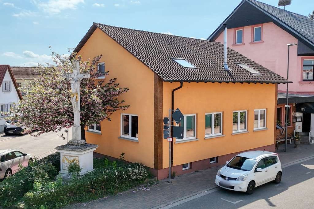 Immobilie in Rheinzabern - Rheinzabern: Gewerbeeinheit im EG, vermietete Wohnung im DG, kein Garten - Bild 0