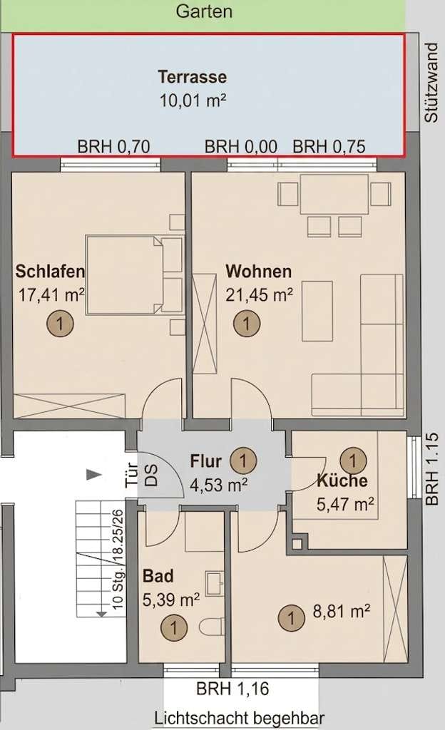 Immobilie in Kaltenengers - 5,09% Rendite, Vermietete 3 Zimmer-Wohnung, Terrasse, Garage in Kalenengers - Bild 1