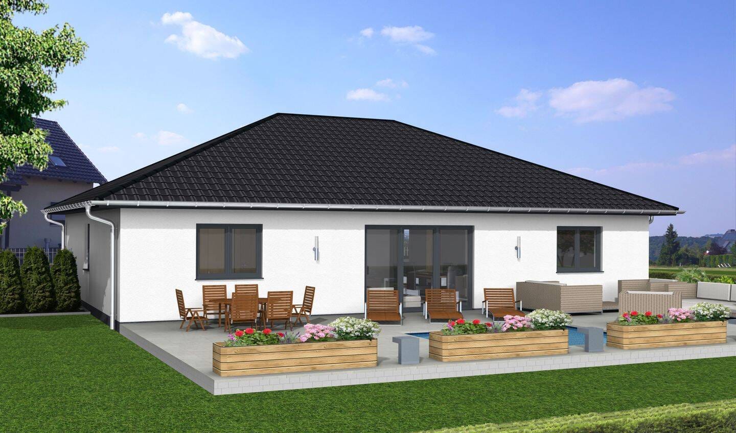 Immobilie in Seegebiet Mansfelder Land - sf. Bungalow inkl. Grundstück in Röblingen am See (Am Hinterfeld) - Bild 1