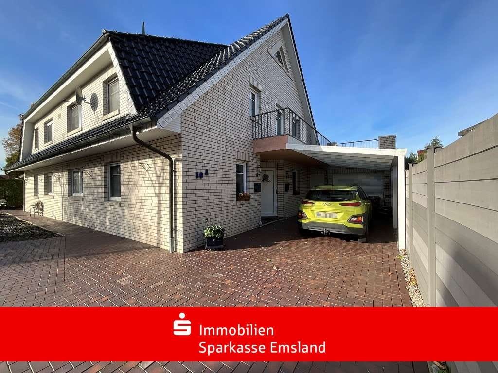 Immobilie in Dörpen - Zwei Wohneinheiten – ein starkes Gesamtpaket: 
vielseitige Doppelhaushälfte in Dörpen - Bild 0