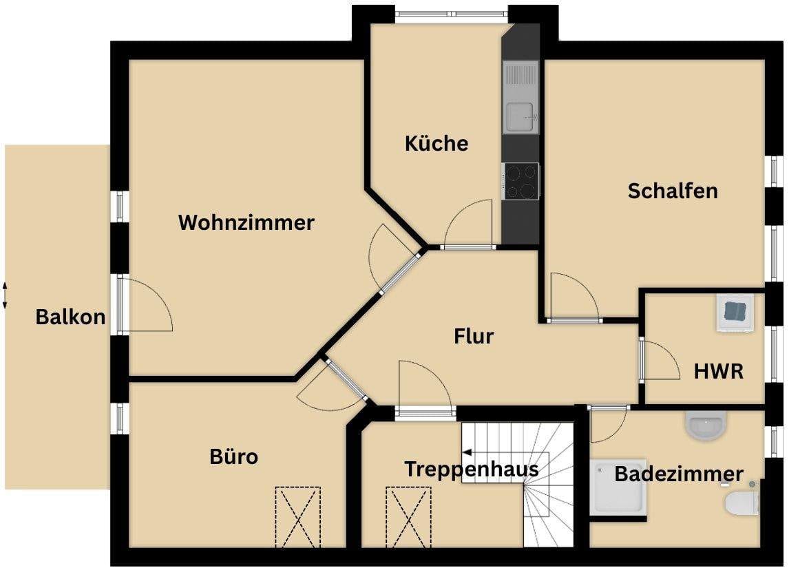Immobilie in Leer - Vermietetes Zweiparteienhaus in stadtnaher Lage als Kapitalanlage - Bild 2