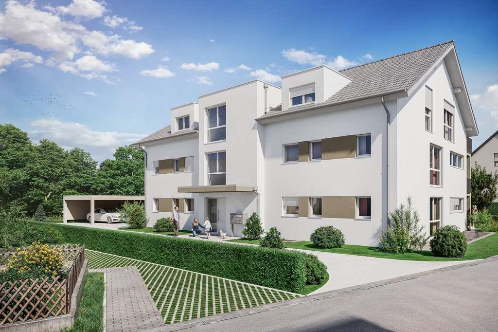 Immobilie in Riederich - Naubau-Wohnung UG Nr 9 inklusive Stellplatz Nr 1 // Riederich - Bild 3