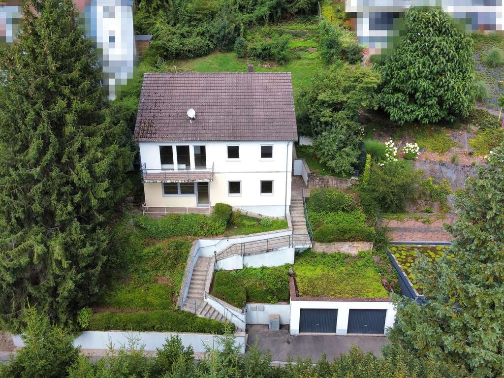 Immobilie in Neckargerach - Mehrfamilienhaus mit 2 Wohnungen, 900 m² Grundstück, Waldrandlage & Neckartalblick - Bild 4