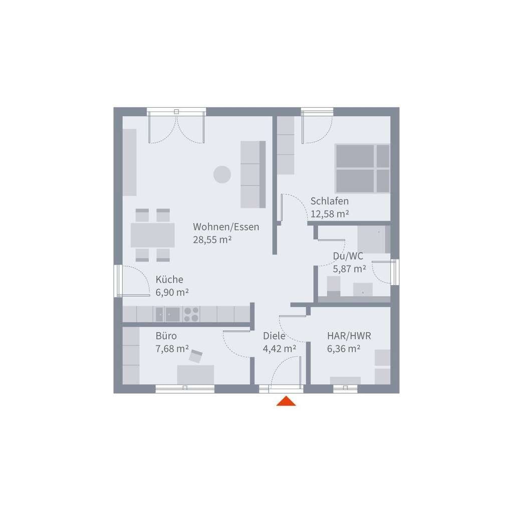 Immobilie in Ober-Mörlen - TRAUMHAUS AUF IHREM GRUNDSTÜCK, KOMPAKTES WOHNEN MIT STIL UND FUNKTIONALITÄT - Bild 3