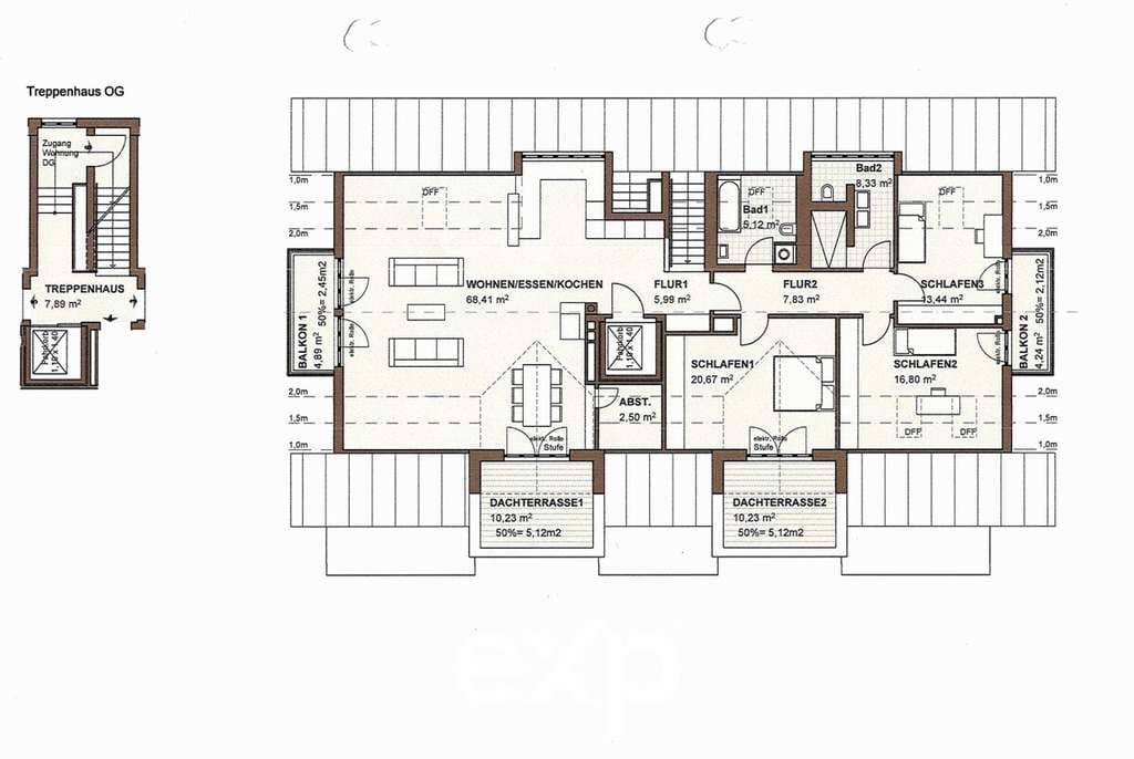 Immobilie in Bad Tölz - Luxus-Dachgeschosswohnung mit Wohnrecht - Bild 3
