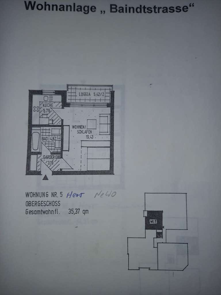 Immobilie in Herbrechtingen - 1-Zimmer-Apartment sonnig, zentral, günstig - Bild 1