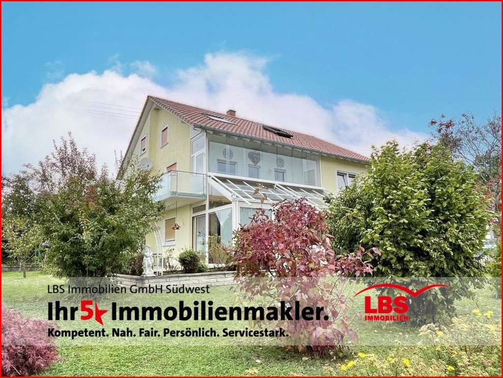 Immobilie in Stetten am kalten Markt - Teil-saniertes 3-Familienhaus mit Wintergarten+Werkstatt+Doppelgarage in ruhiger Lage  - Bild 0