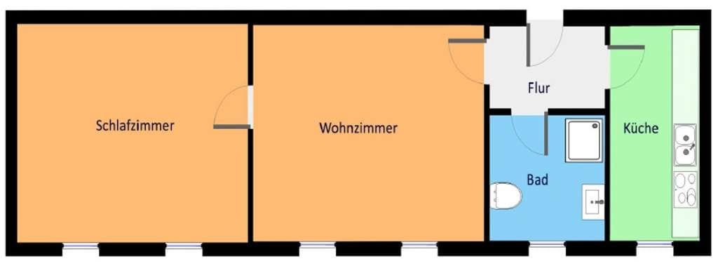 Immobilie in Lommatzsch - 10,2% Mietrendite - sanierte Eigentumswohnung - Bild 1
