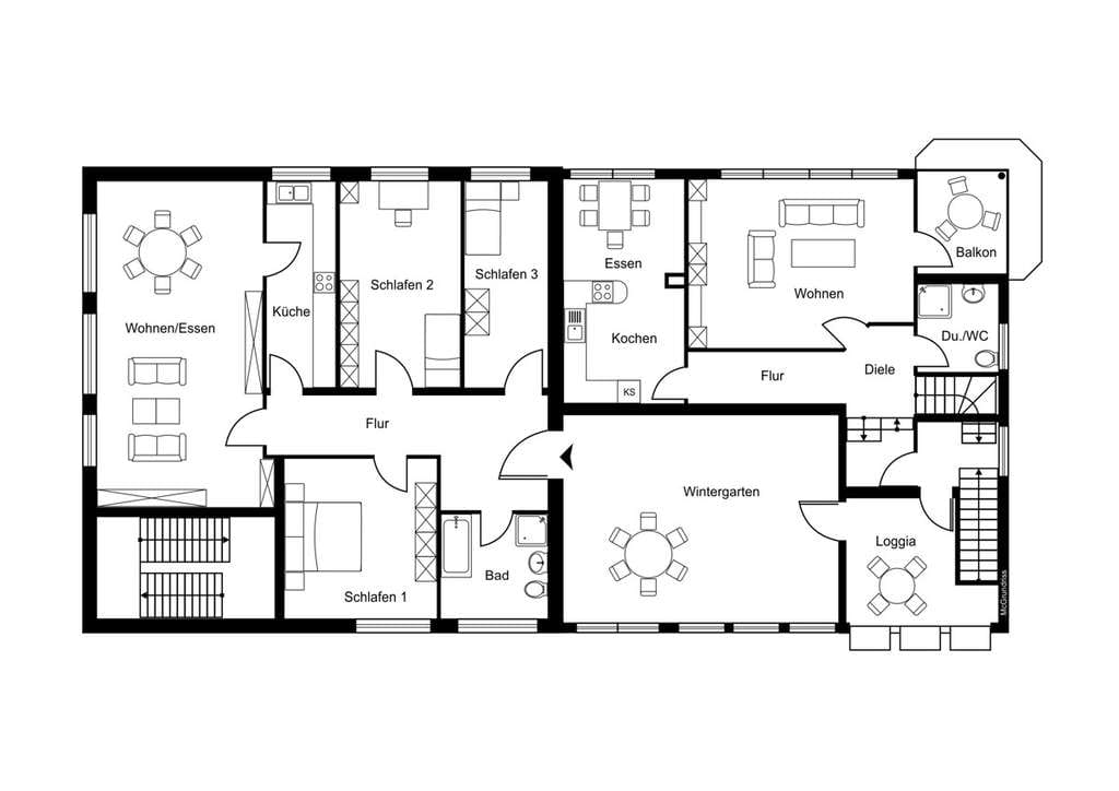 Immobilie in Lennestadt - Mehrfamilienhaus in Meggen, 4 Wohneinheiten - Bild 3