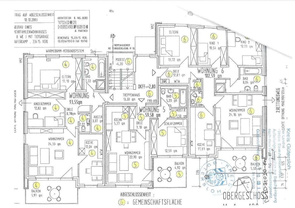 Immobilie in Verl - 4 Zimmer OG Wohnung in zentraler Lage - Bild 0