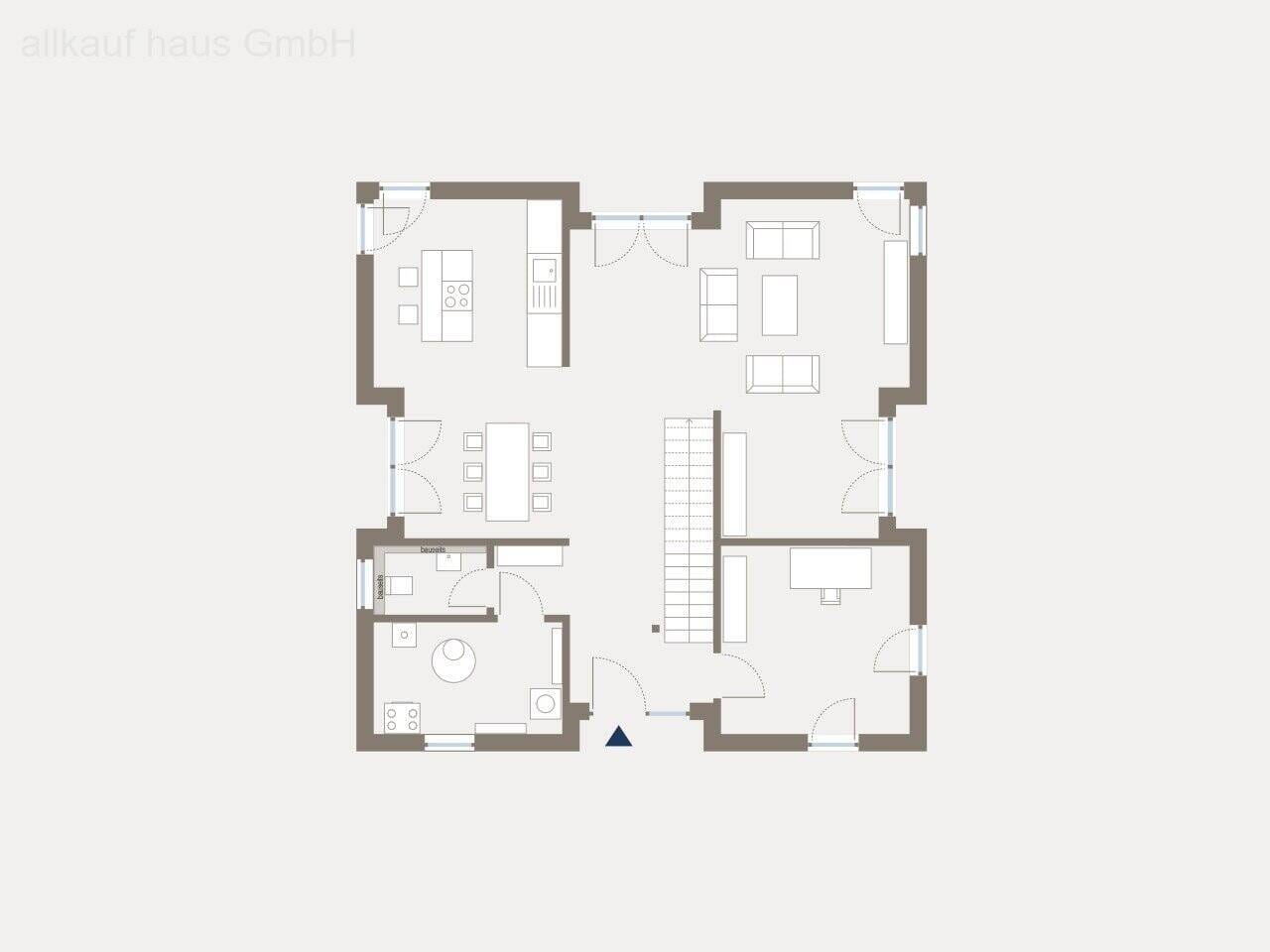 Immobilie in Müden (Aller) - Bauen mit Fabian Knapp Firma allkauf : Stadtvilla City Villa 1 - Klassische Eleganz und moderner Wohnkomfort in perfekter Harmonie - Bild 2