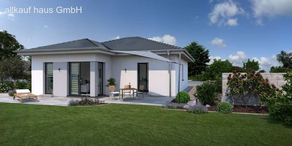 Immobilie in Großdubrau - Wulka Dubrawa - Lifetime 1 - Moderner Fertighaus-Bungalow trifft durchdachtes Wohndesign - Bild 0