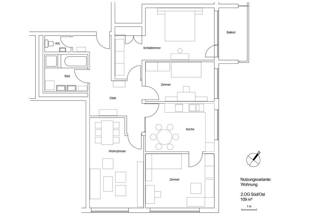 Immobilie in Oberndorf am Neckar - Hochwertige 4-Zimmer Wohnung mit Balkon und Tiefgarage in Oberndorf am Neckar - Bild 0